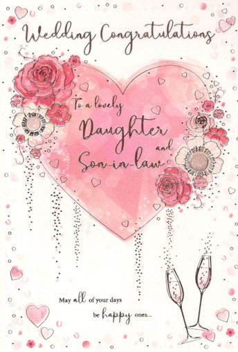 Picture of DAUGHTER & SON IN LAW WEDDING CARD